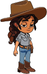 Cowgirl Sprite Sheet asset store icon